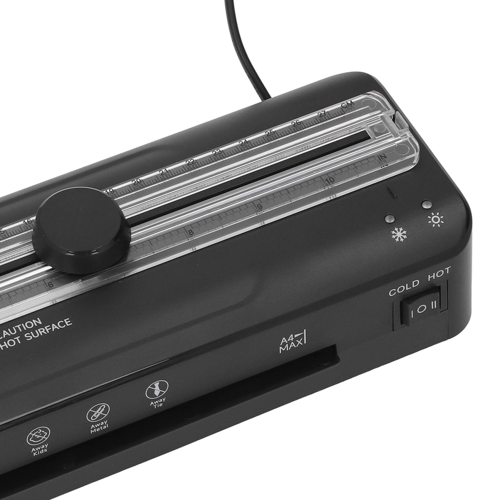 Laminator Kompaktowy A4 z obcinaczką do Cięcia Laminator do zdjęć 12,4 X 4,3 X 3 Cale do Dokumentu Fotograficznego Rysunek Menu 320 Mm/Min (Fafeicy9coxzb2i86-11)