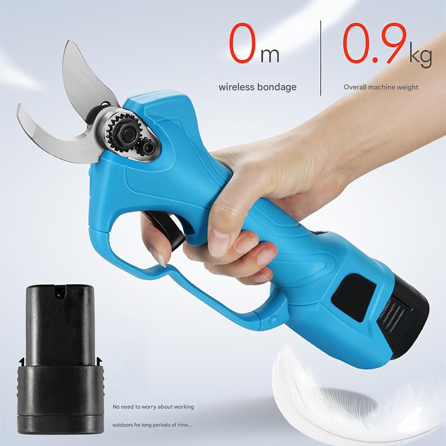 Electric Pruning Shears Upgraded Fruit Tree Cordless Power Pruner, Rechargeable Lithium Battery Garden Pruning Machine, for 0-28mm Diameter Branches