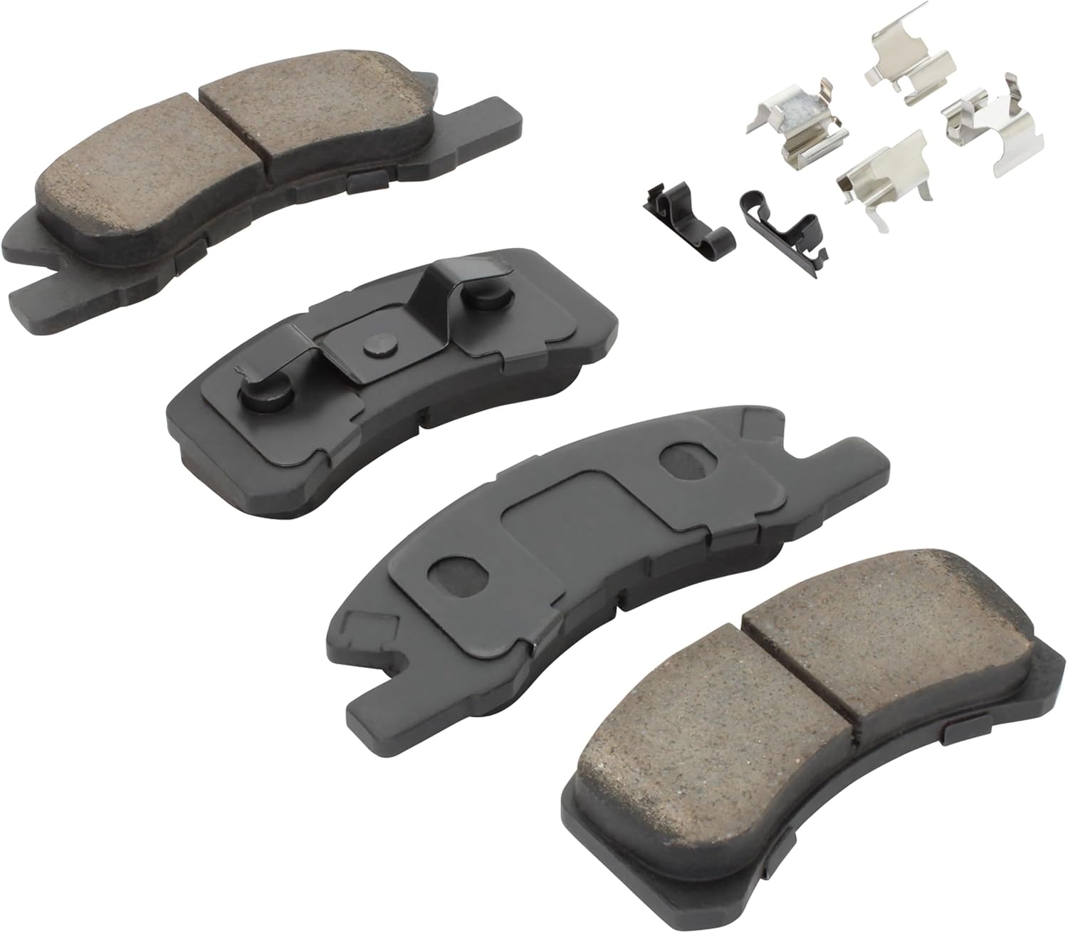 QUALITY-BUILT Front Ceramic Brake Pads, Premium 1001-1731C, Compatible with 2014-2024 Dodge/Mitsubishi (Attitude,Mirage,Mirage G4)