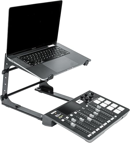 Miniatura 11 de Gator Frameworks Portátil de escritorio portátil/DJ Controller Stand con altura fija, (GFWLAPTOP1000)