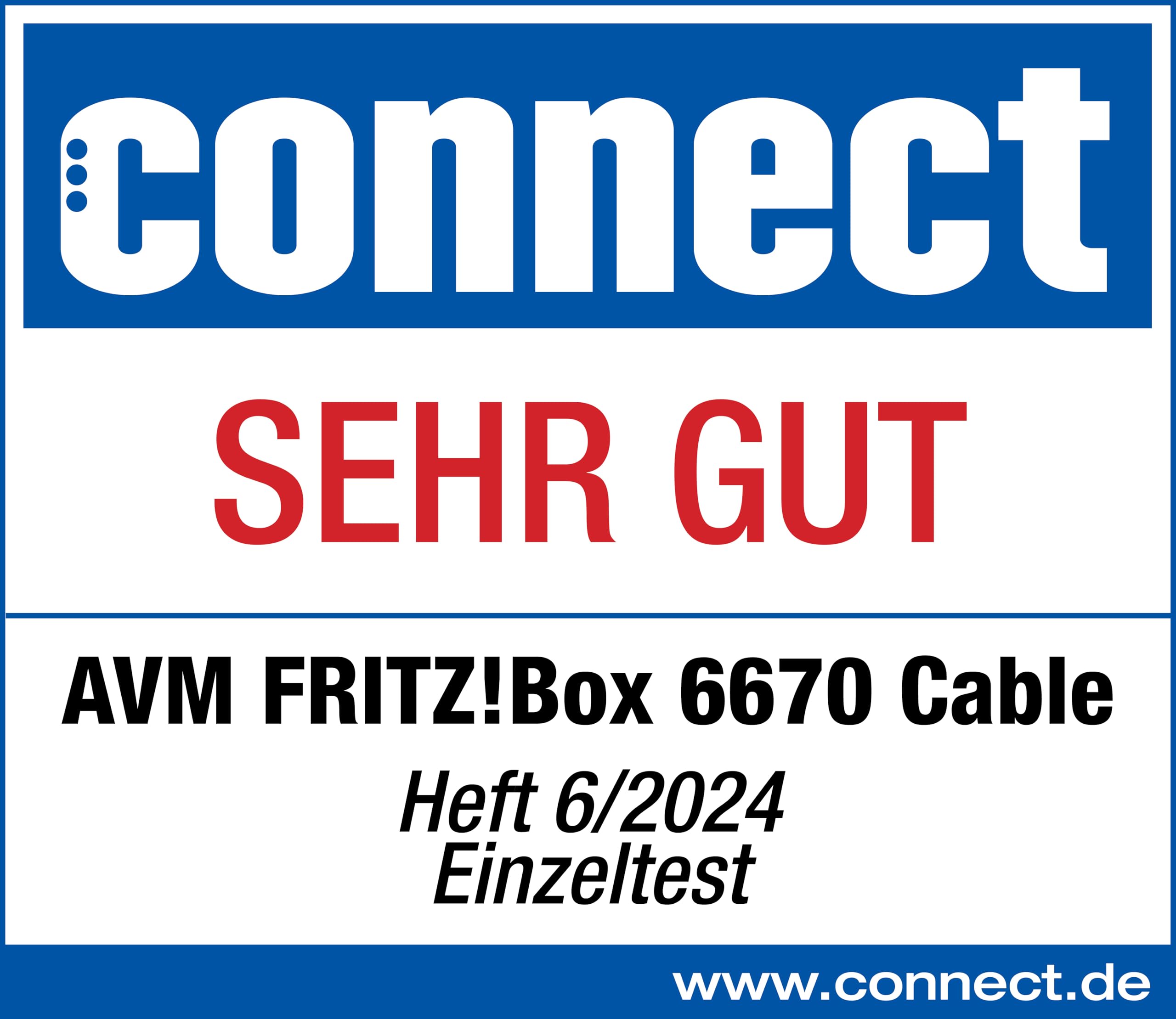 FRITZ!Box 6670 Cable | Router für einen Kabelanschluss (DOCSIS-3.1-Kabelmodem, 2x2 Wi-Fi 7 mit 2.880 MBit/s (5 GHz) und 688 MBit/s (2,4 GHz), Zigbee Integration 1 x 2,5 Gigabit-LAN-Port)