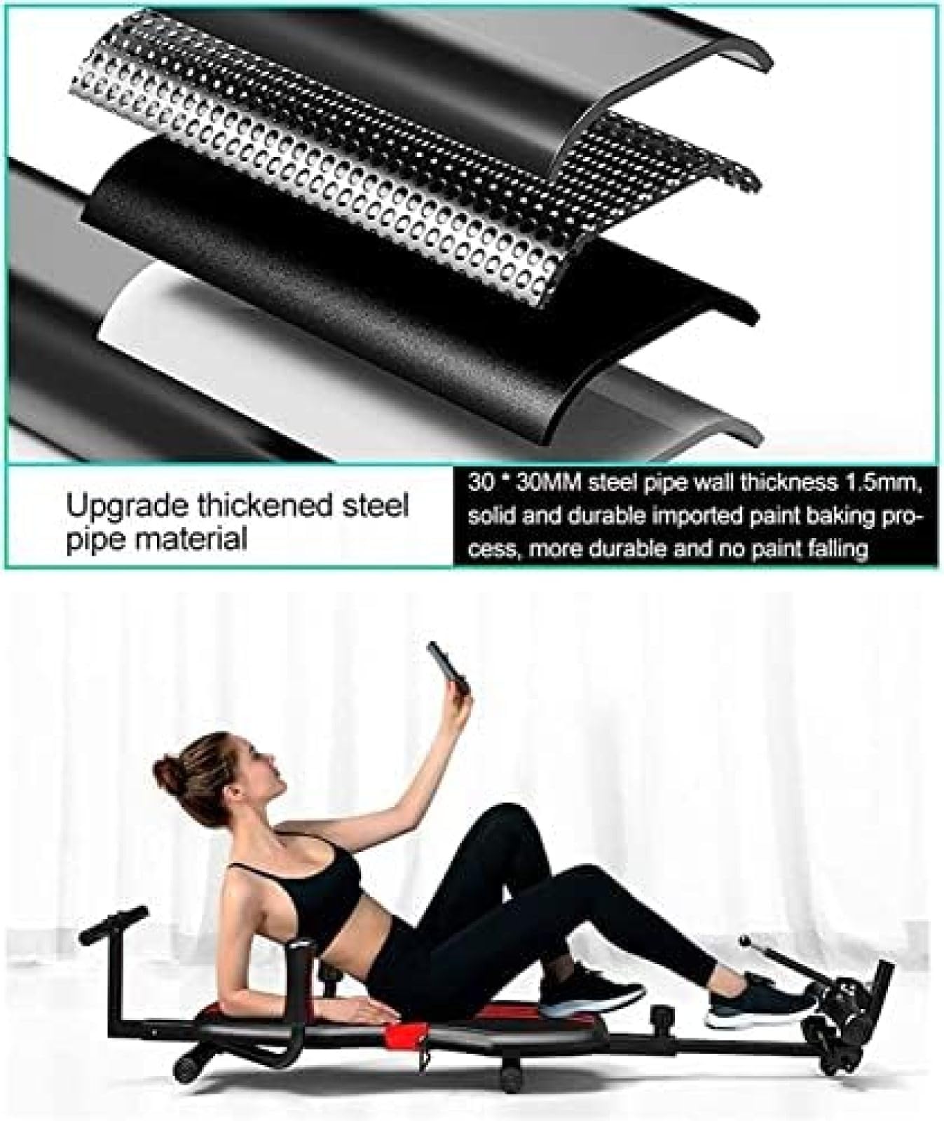 Panca Elasticizzata Posteriore, Tavolo di inversione di Allenamento con Macchina Elastica, con trazione cervicale, per Lo Stretching del Massaggio cervicale