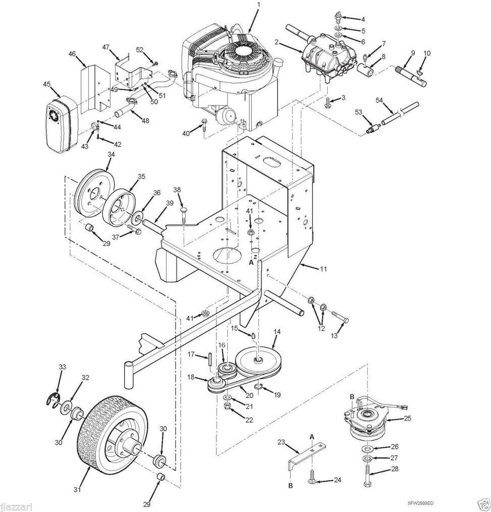 Genuine Scag Part SFW 36" and 48" Walk Behind Mower Spacer