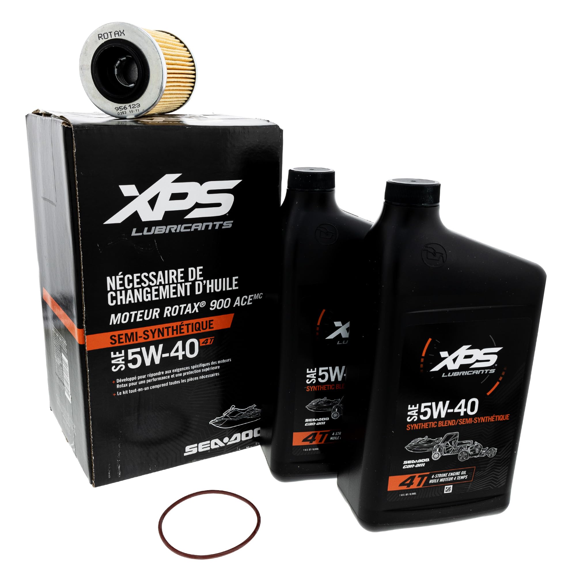 Amazon.com: Sea-Doo 4T 5W-40 Synthetic Blend Oil Change Kit for