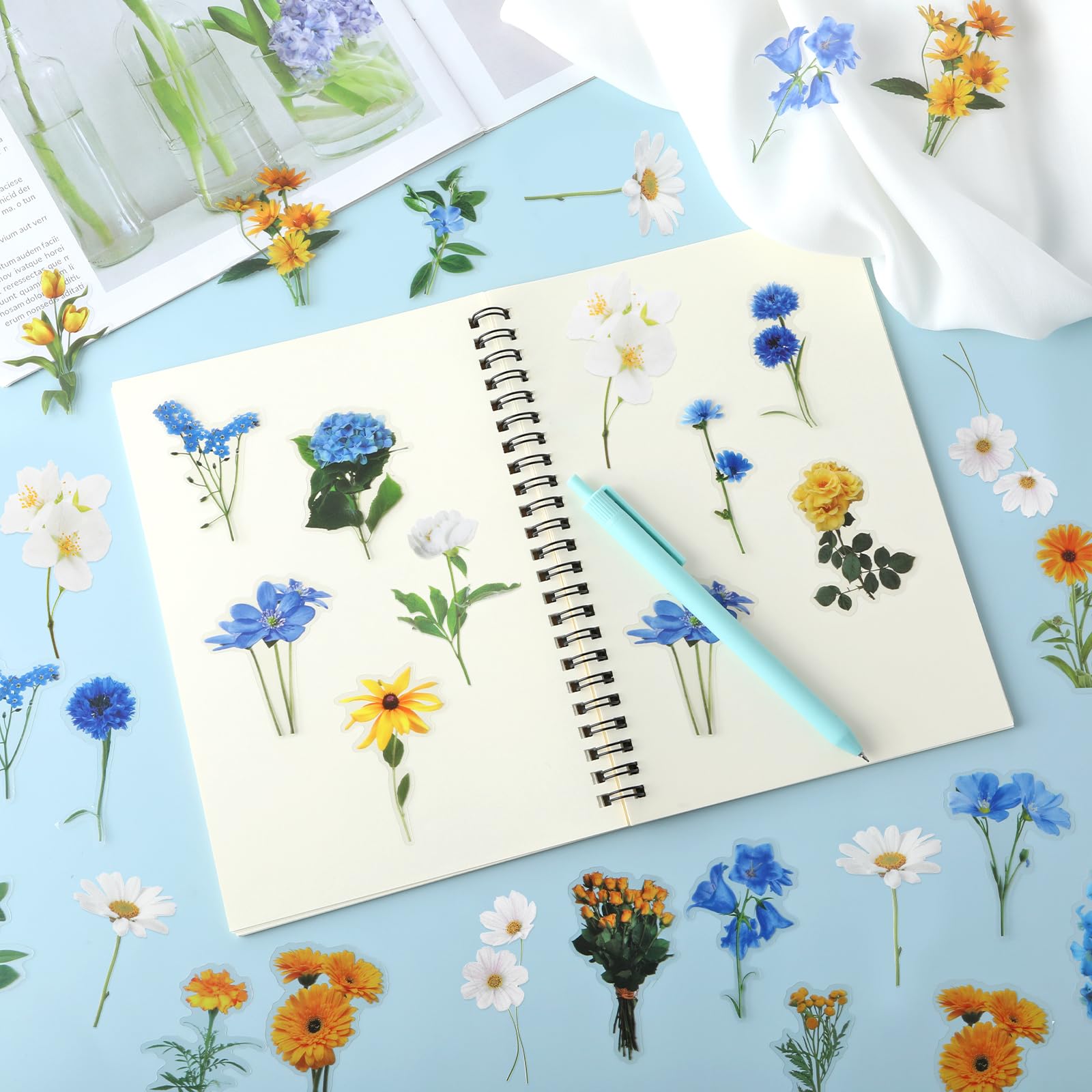 Autocollants transparents pour plantes et animaux