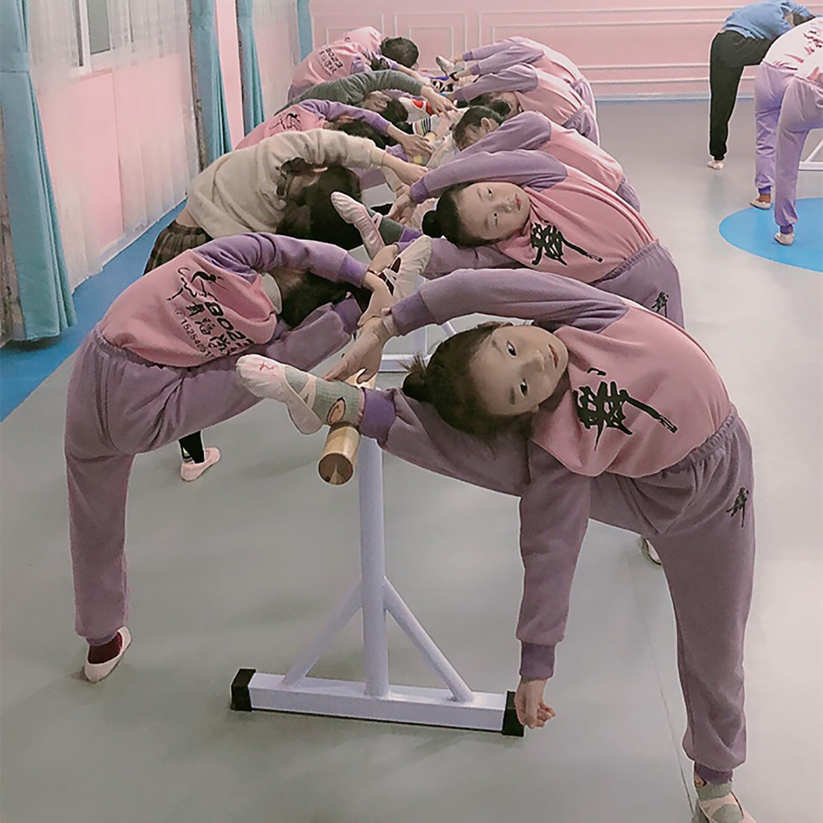 Sbarra Danza Classica Portatile, Sbarra Danza Regolabile, Parallele Ginnastica Artistica Autoportante per Casa, per Bambini e Adulti
