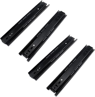 Quluxe 10 Inches Full Extension Less Noise Ball Bearing Drawer Slides for Drawer - Compare price