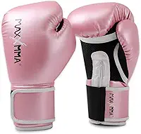 MaxxMMA Luvas de boxe estilo profissional para homens e mulheres, luvas de treino pesadas para treino Muay Thai Sparring Kickboxing Punching Bagwork Luvas de luta