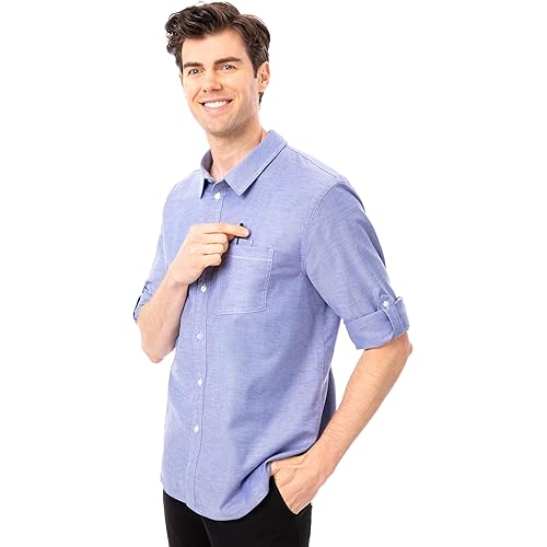 Chef Works Men's Modern Oxford Classic Shirt