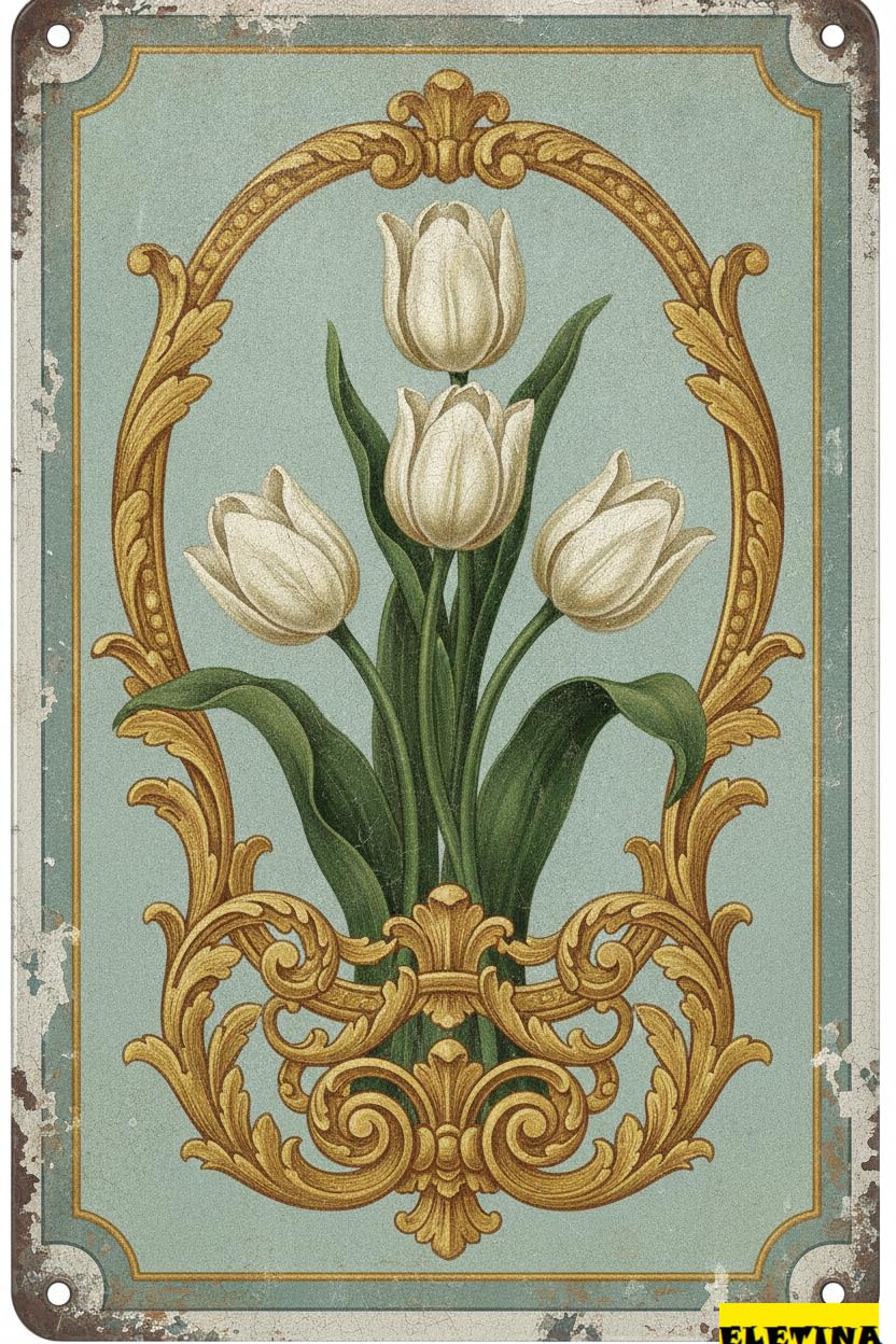 Personalized Sign for Man Cave Tulip Vintage Metal Tin Home Kitchen Bar Coffee Shop Metal 8x12inch Private Property Decorative