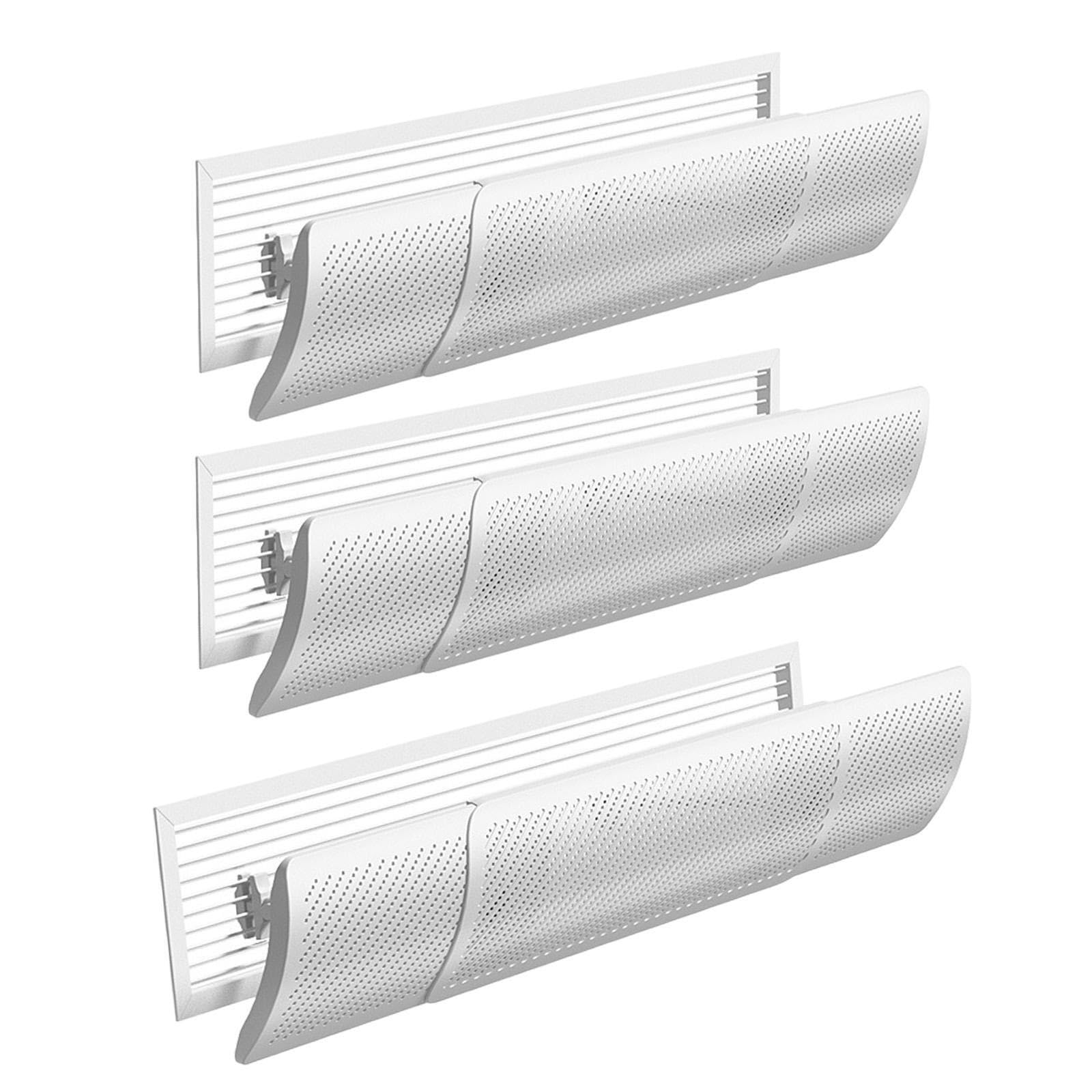 YGMNQAL Air Conditioner Deflector Fan Air Conditioner Deflector Air Conditioning Deflector Wind Baffle Retractable Outlet Wing For Hotel Bedroom Home Office(49cm to 86cm)