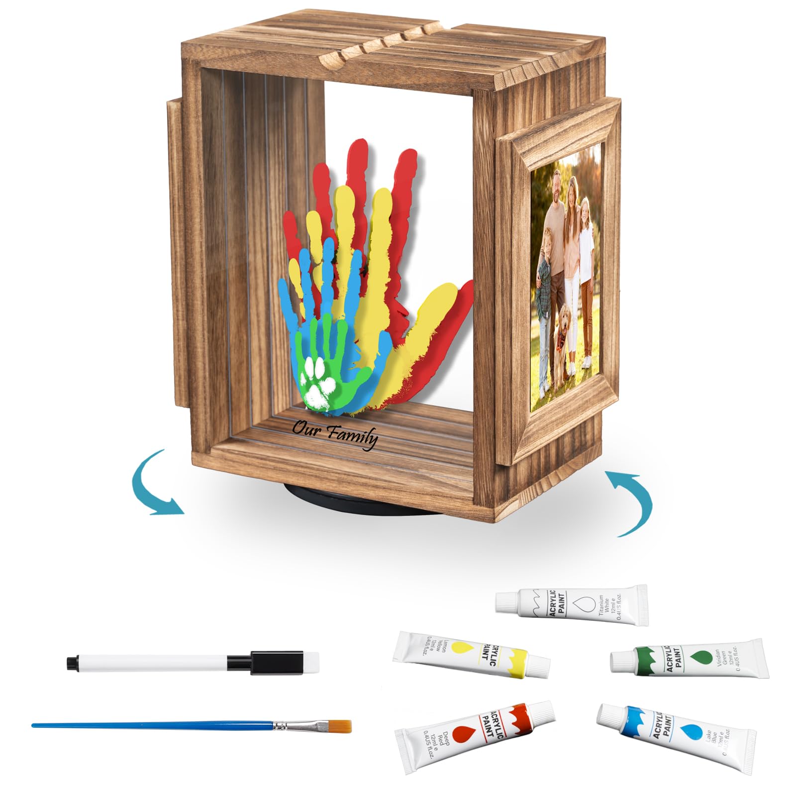Emfogo 360 Rotating Family Handprint Kit - keepsakes | Mubboo