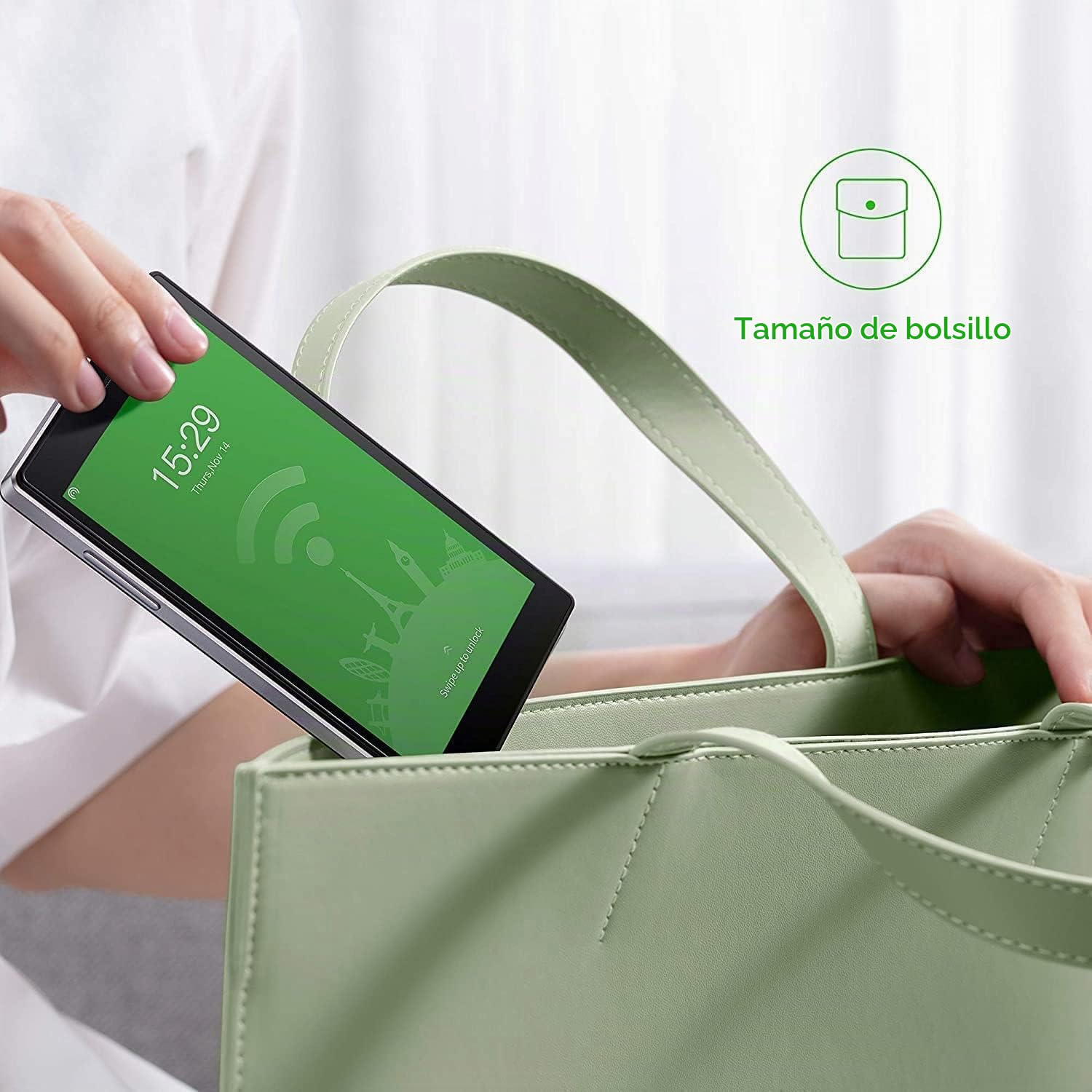 GlocalMe G4 Pro WiFi portátil, Móvil 4G LTE con 1GB de Datos globales, No SIM, Pantalla táctil de 5", hasta 10 Dispositivos conectados, 2.4GHz/5GHz, Viajes internacionales a más de 200 países Blanco
