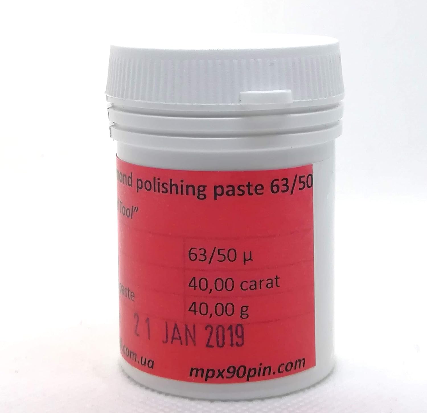 Diamond Oil-Based Polishing Paste 63/50 Micron 40g-100g. Metal and Gemstone Polish. (100, Grams)
