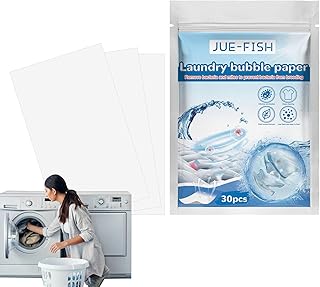 Laundry Sheets Detergent - Portable Liquidless Cloth Washing Sheets | Trave Size Liquidless Laundry Strips Detergent, Zero Waste Sheets Plastics Free Laundry Strips Coaoc