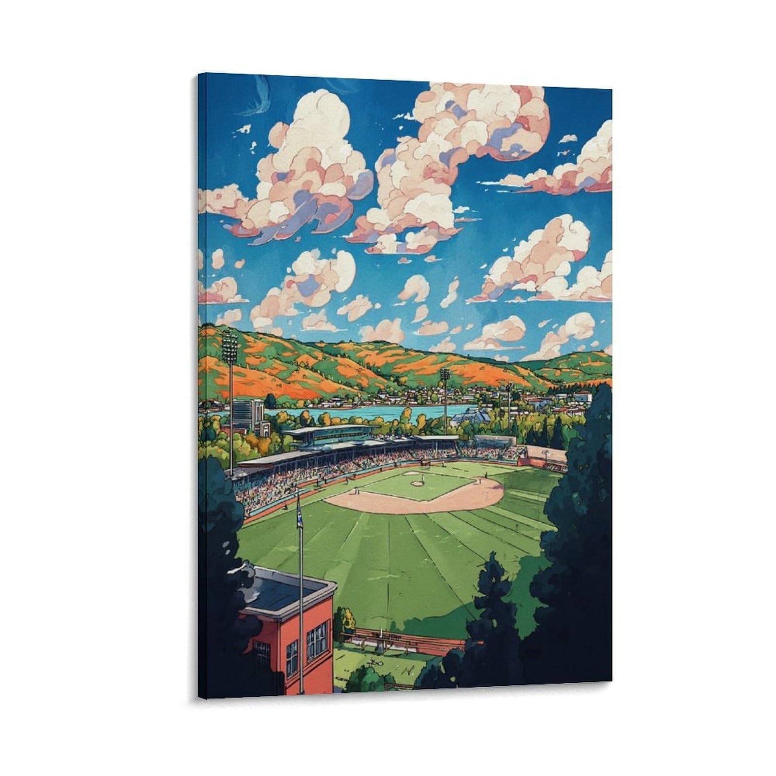 ZBBGGOZ Cooperstown Posters 24x36inch(60x90cm) Canvas Wall Posters And Art Picture Print Modern Family Bedroom Decor