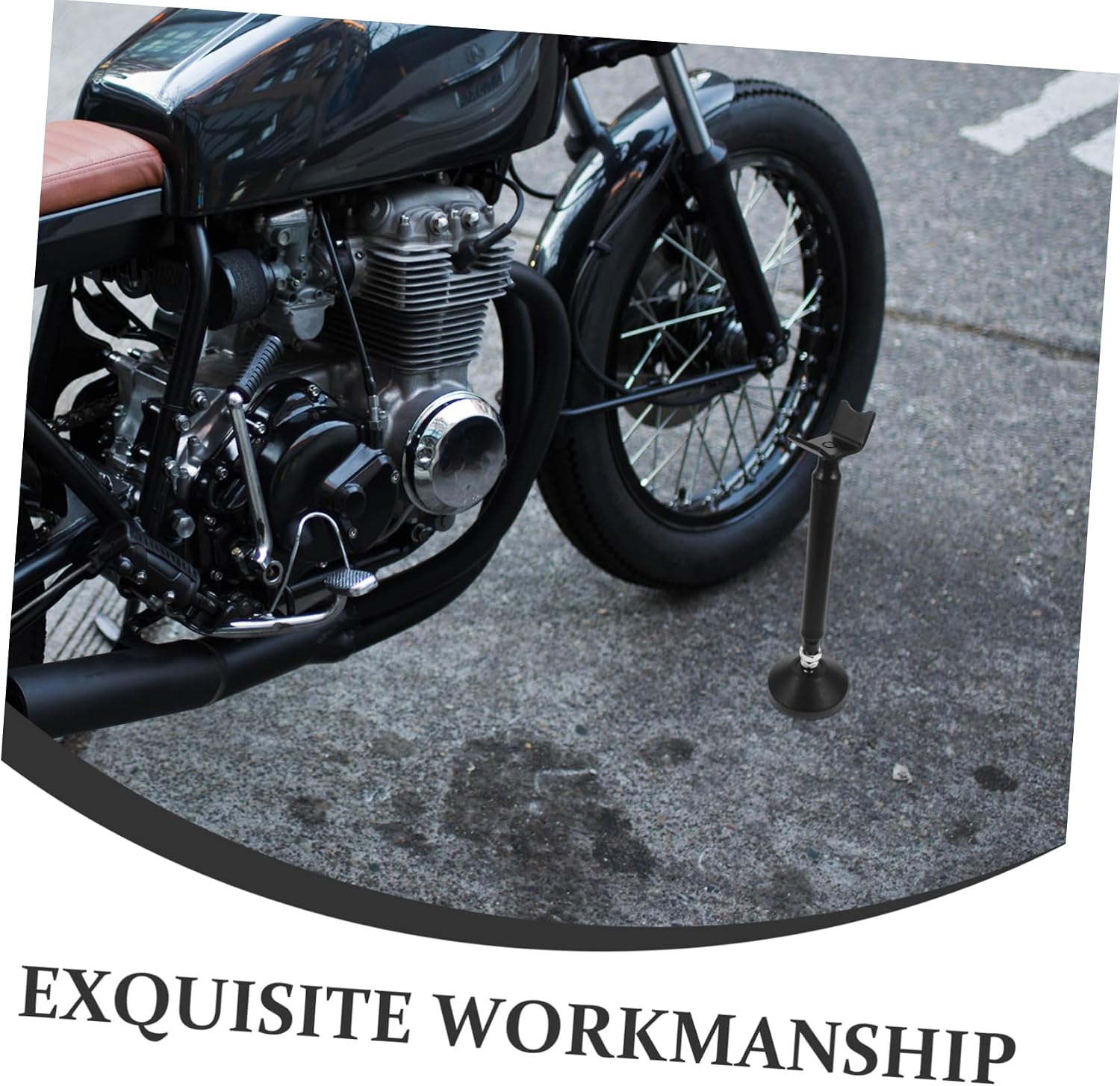 MAGICLULU Motorcycle Jack Stand Lift Support Tool for Front and Rear Wheels Construction Repair and Maintenance Portable and Compact Design for Easy Storage