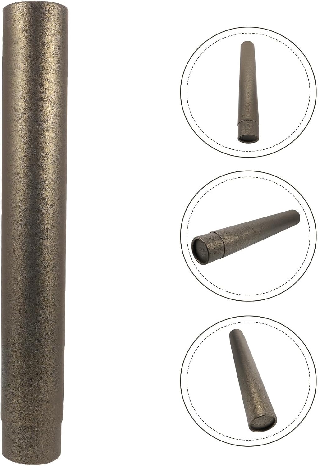 Telescoping Poster Tube for Artists and Designers, Paper Storage Carrier