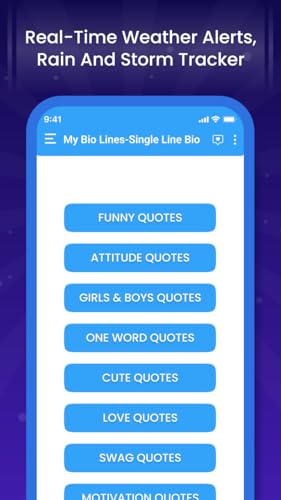 My Bio Single Lines