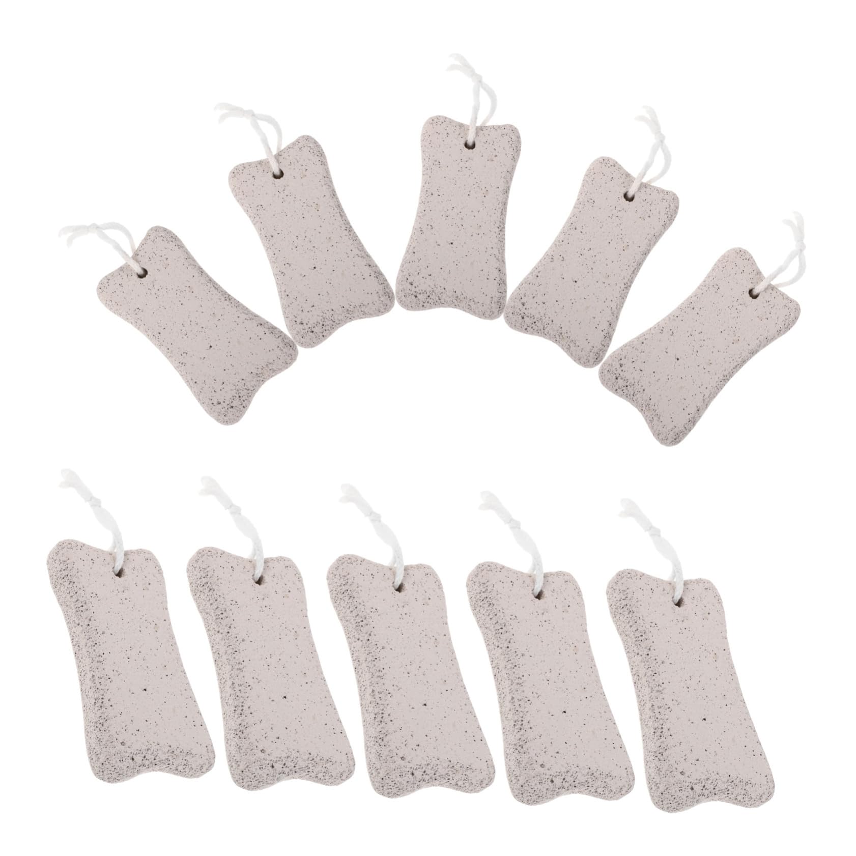 ORFOFE Lot de 10 Pierres À Mâcher pour Rats Cochons d'Inde Lapins Hamsters Dents De Hamster Pierre À Mâcher Sable De Quartz Gris Clair