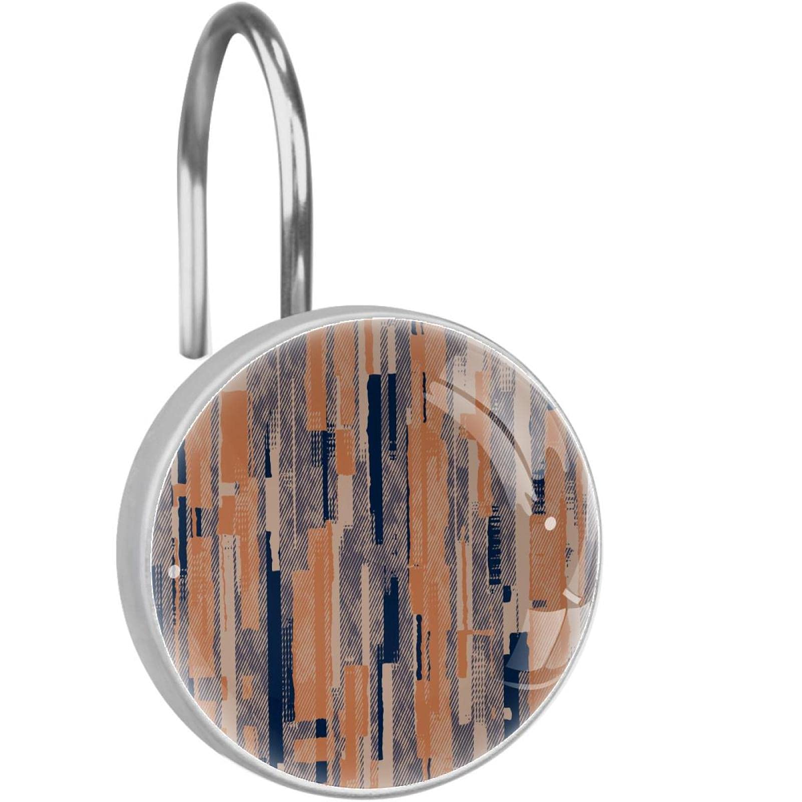 Crochets de douche inox robustes au style rétro et chic