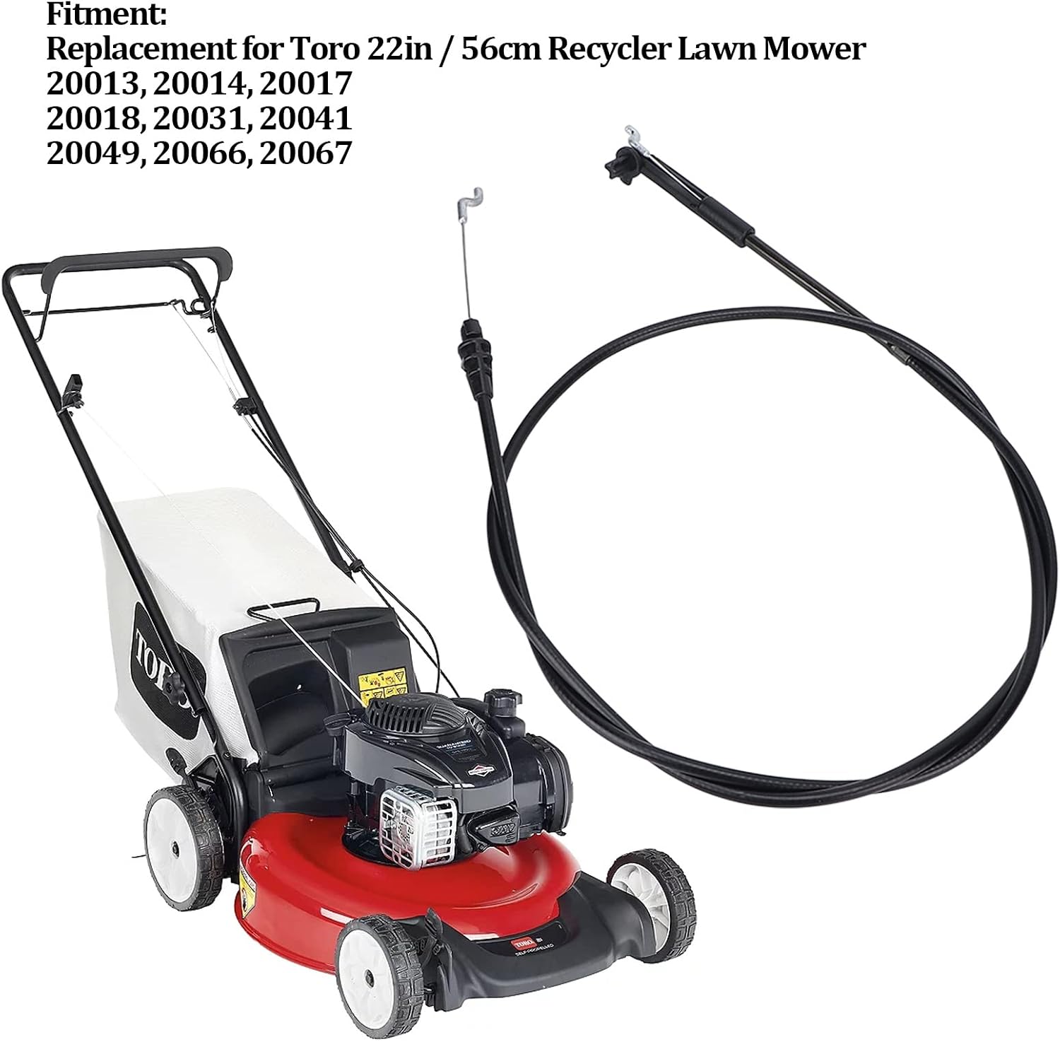 Lawn Mower Brake Cable Replacement for Recycler 22in 1048676