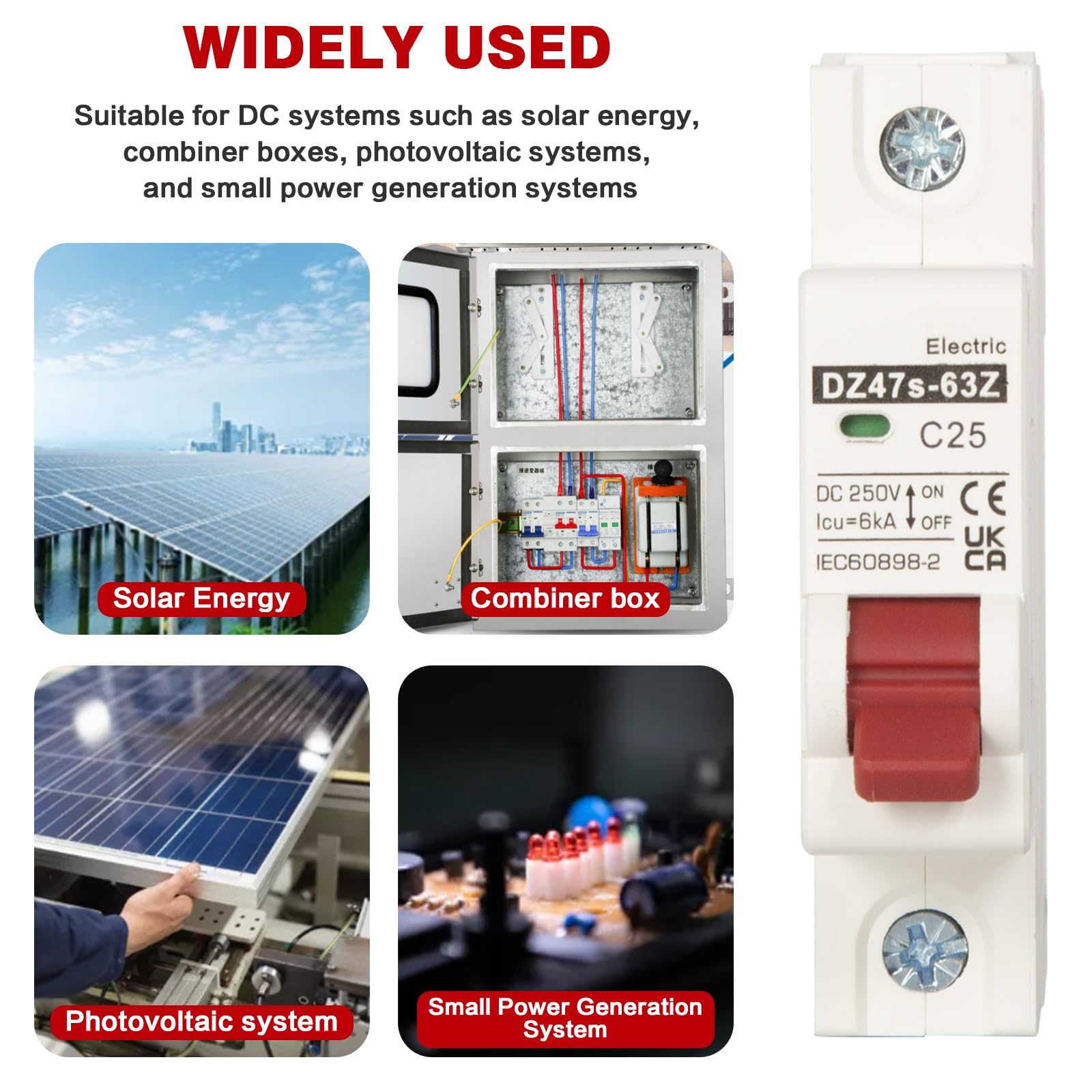 DEWIN 1P Solar Mini Circuit Breaker - Image 4