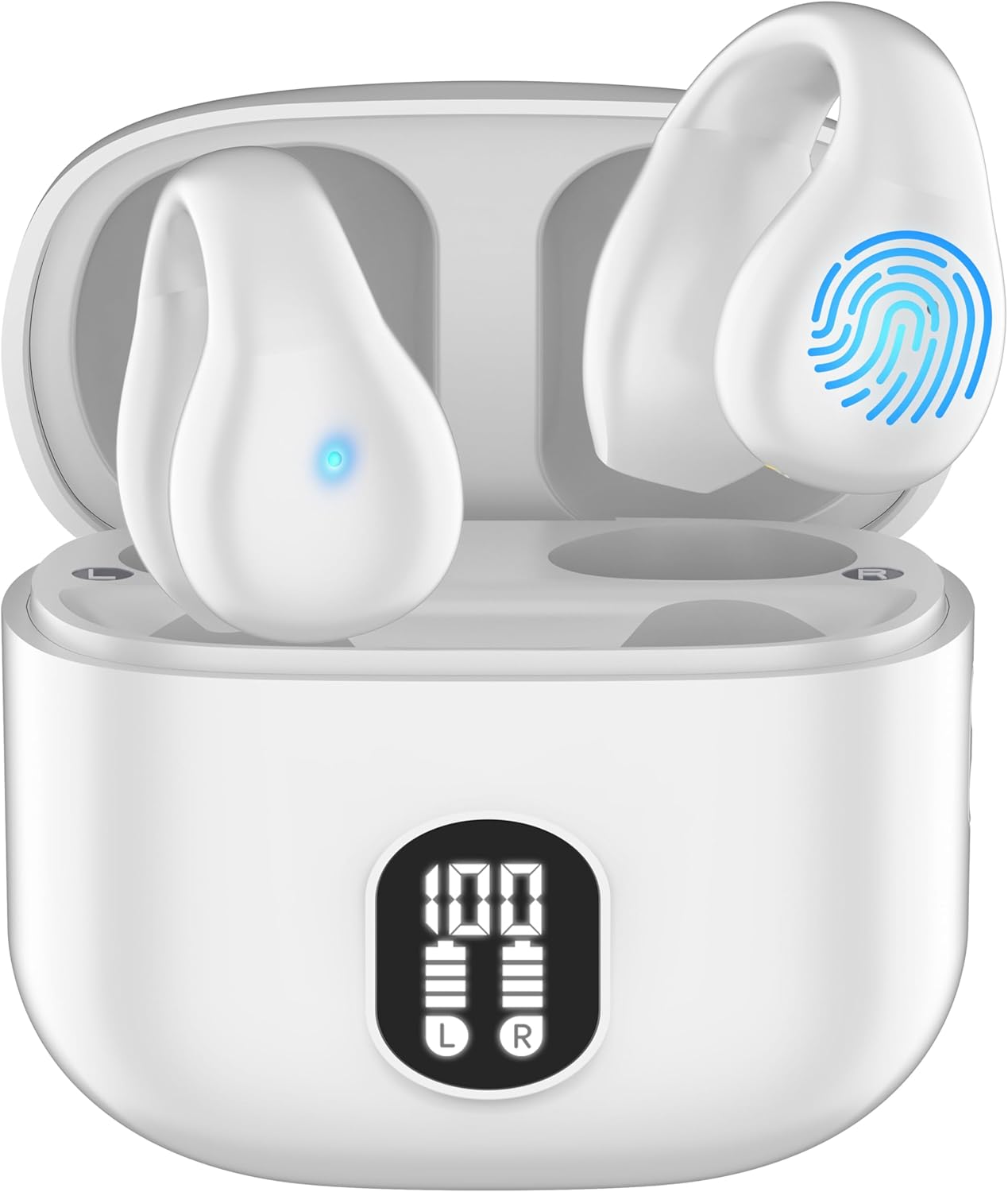 Merryking Active Noise Cancelling Wireless Earbuds with Real