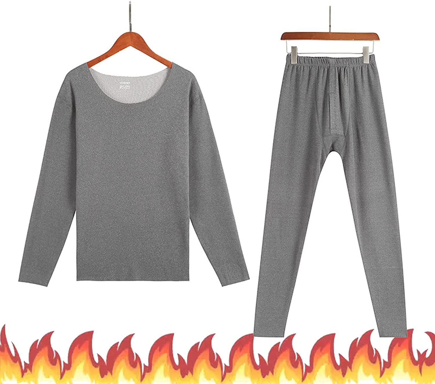 Thermal Underwear,Wicking Long Quick Dry Base Layer Sport Compression Suit,for Workout Skiing Running Hiking,for Sport Yoga Run-Man F||XL