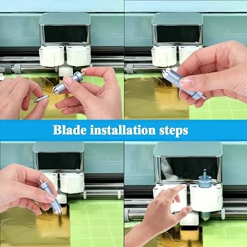 Cricut Tools Foil Transfer Tool Replacement 3 in 1 Cricut Maker Blades for Maker /3 Explore Explore One and Explore Air 2/3 Including Fine Medium Bold Blades 3 Tips