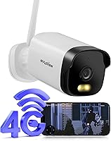 Vista 1 de LaView 4G LTE Outdoor Security Camera,2K HD Cameras for Home Security with Motion Detection & Tracking,IP65 Waterproof,2-Way Talk,Color Night