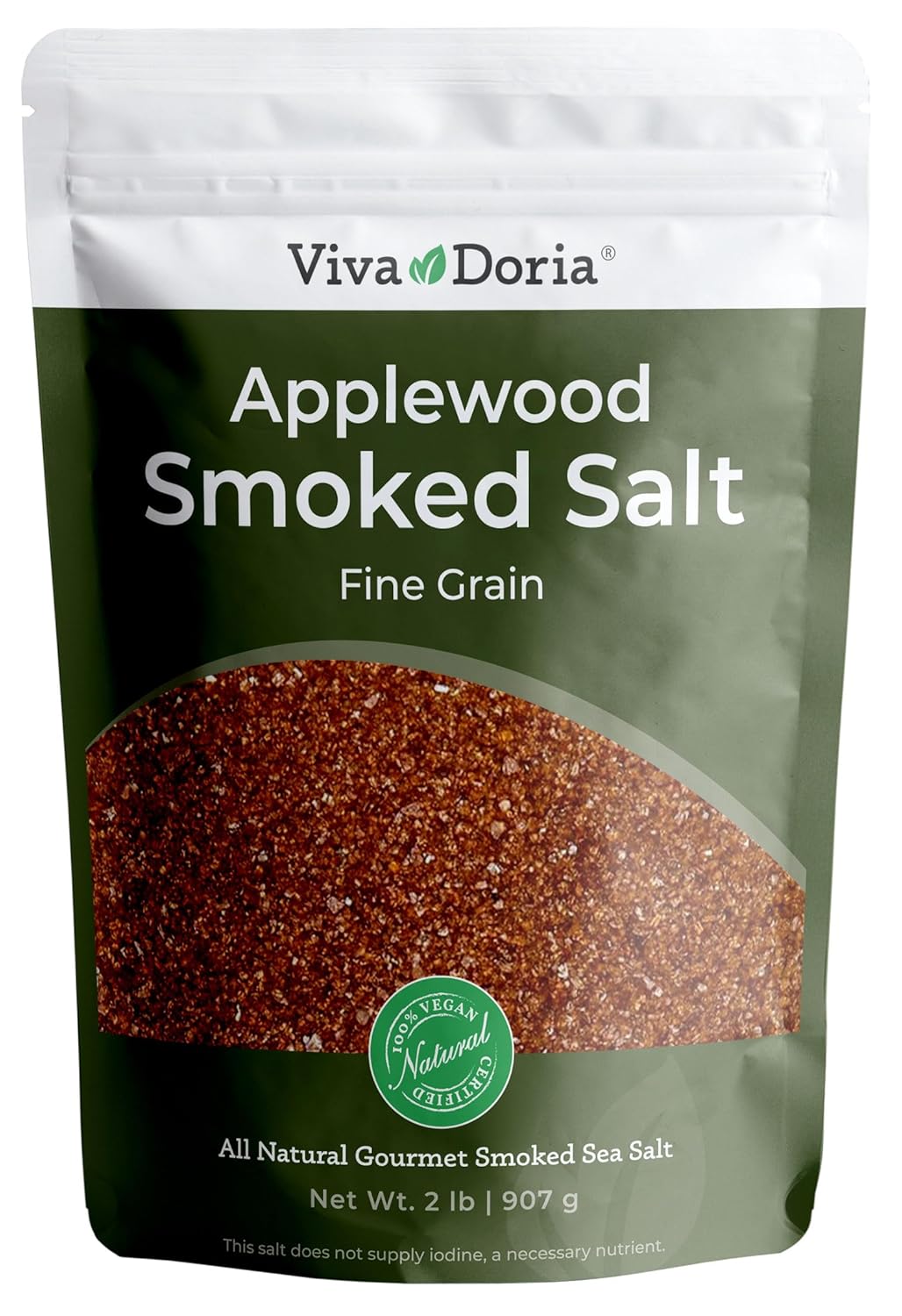 Viva Doria Sal Ahumada con Manzano - Grano Fino, 2 lb