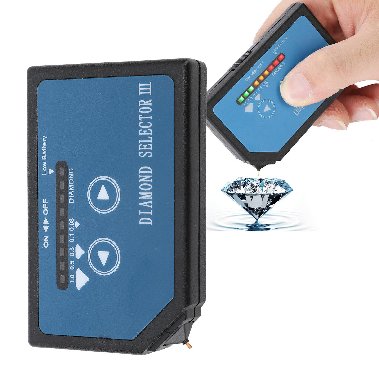 Tester Pen, High Accuracy Professional Jewelry Tester, Selector for Novice and Expert Jewelry Tester Meter