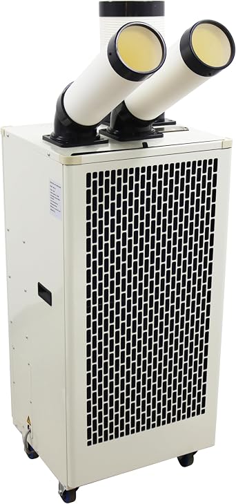 220V Industrial Air Conditioner MAC-45 Dual Tube Off White Industrial Cooling Workshops Equipment Cooling Capacity