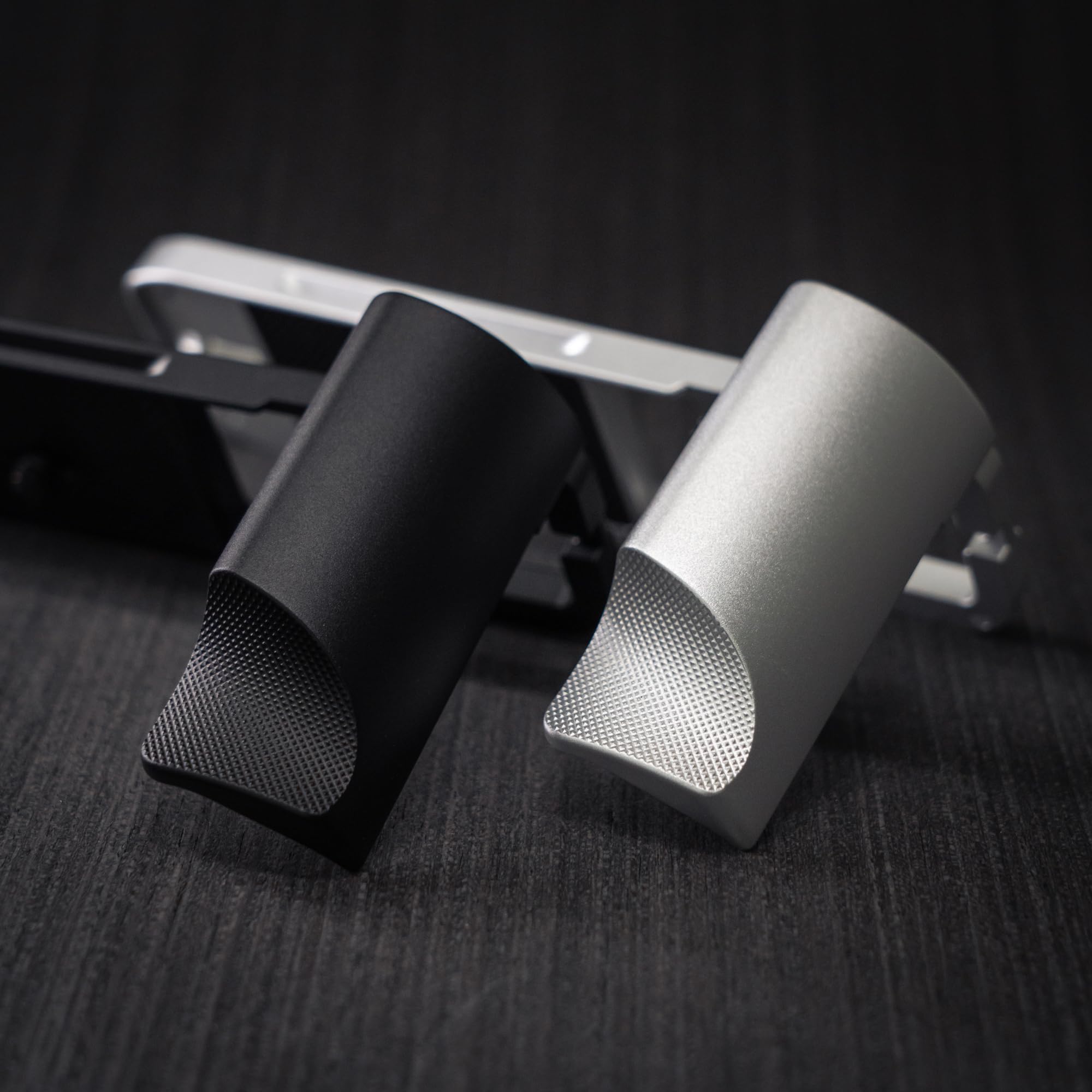 Amazon | 手作りの木製ハンドグリップLプレート合金ベースを使用