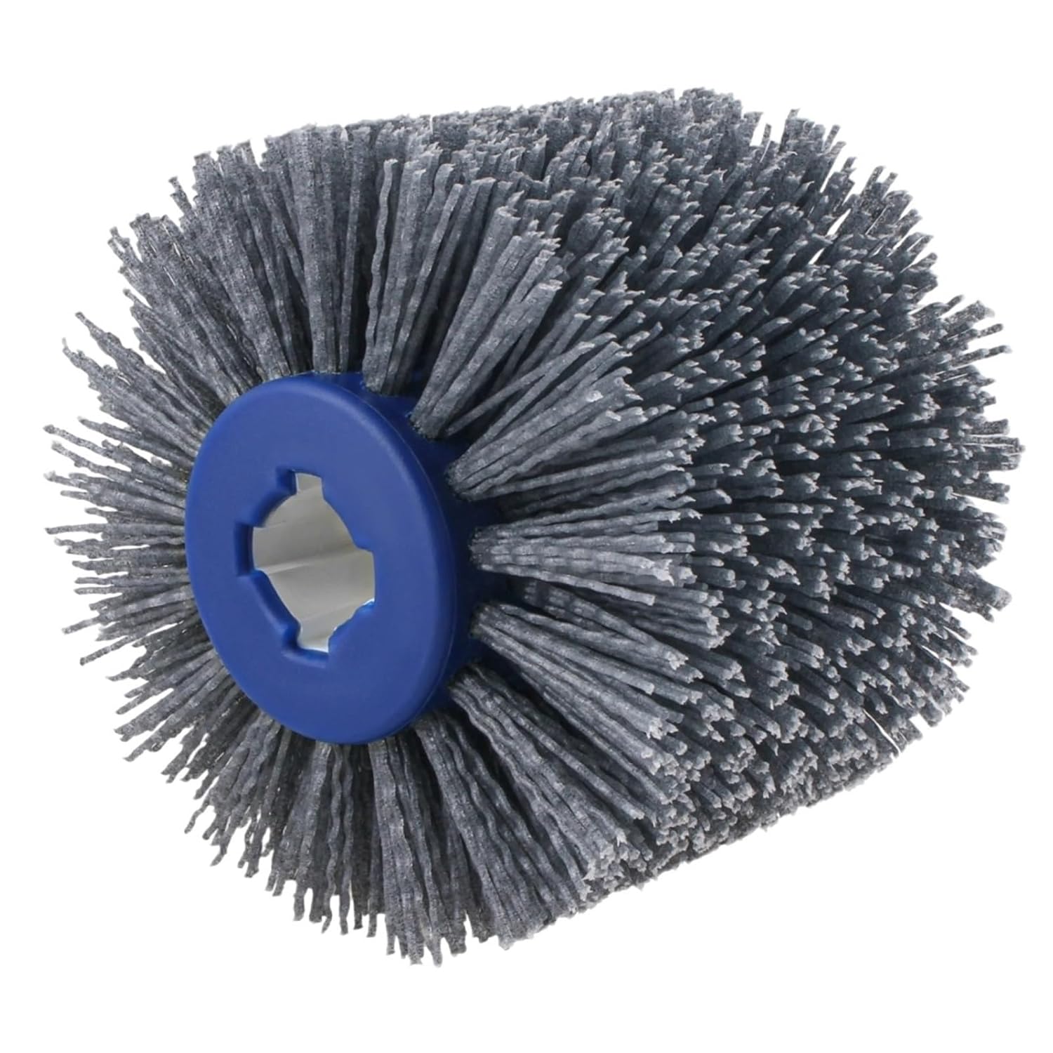 1PCS Abrasive Wheel Abrasive Wire Drum Polishing Wheel Brushes Deburring Polish Tool for Furniture Wood Angle Grinder Adapter(240 Grit)