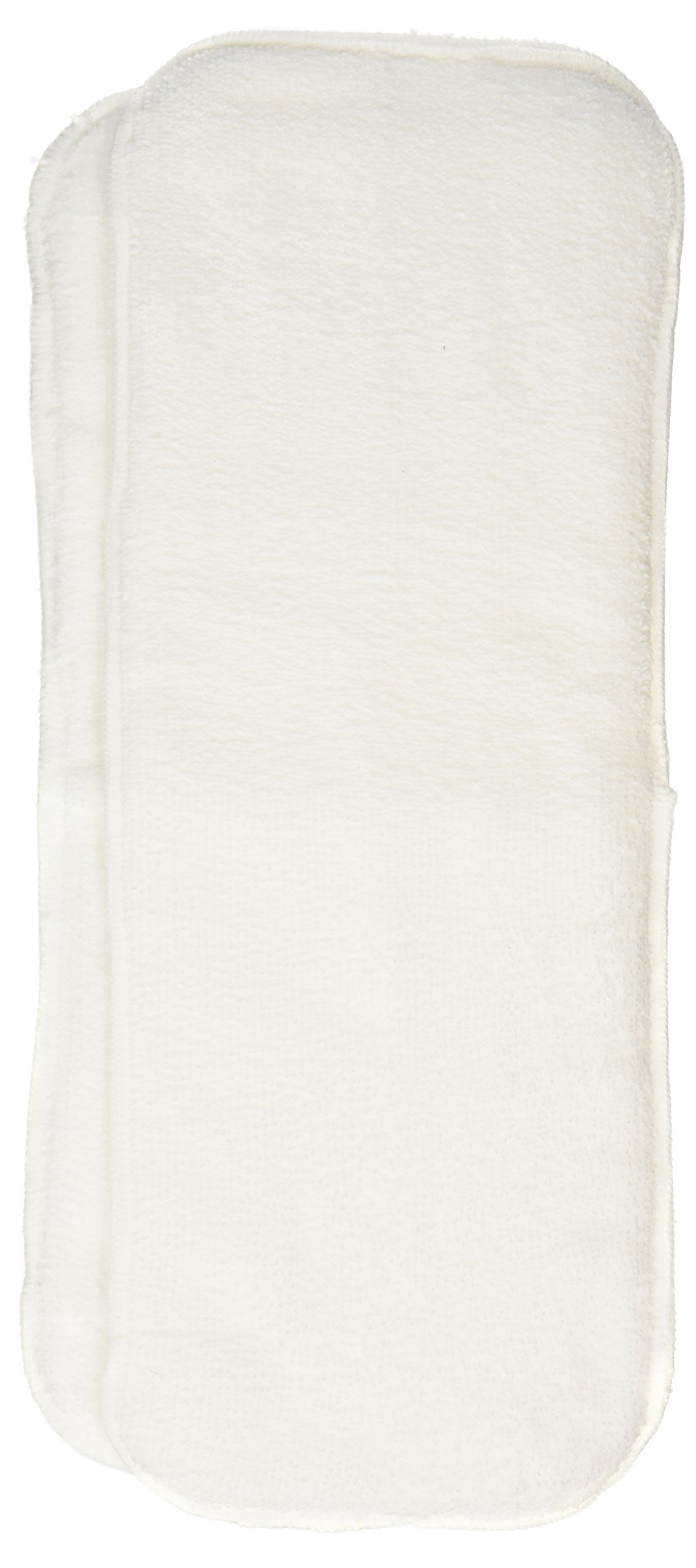 Luvable Friends 2 Count Absorbent Inserts for All-In-One Reusable Diaper, White