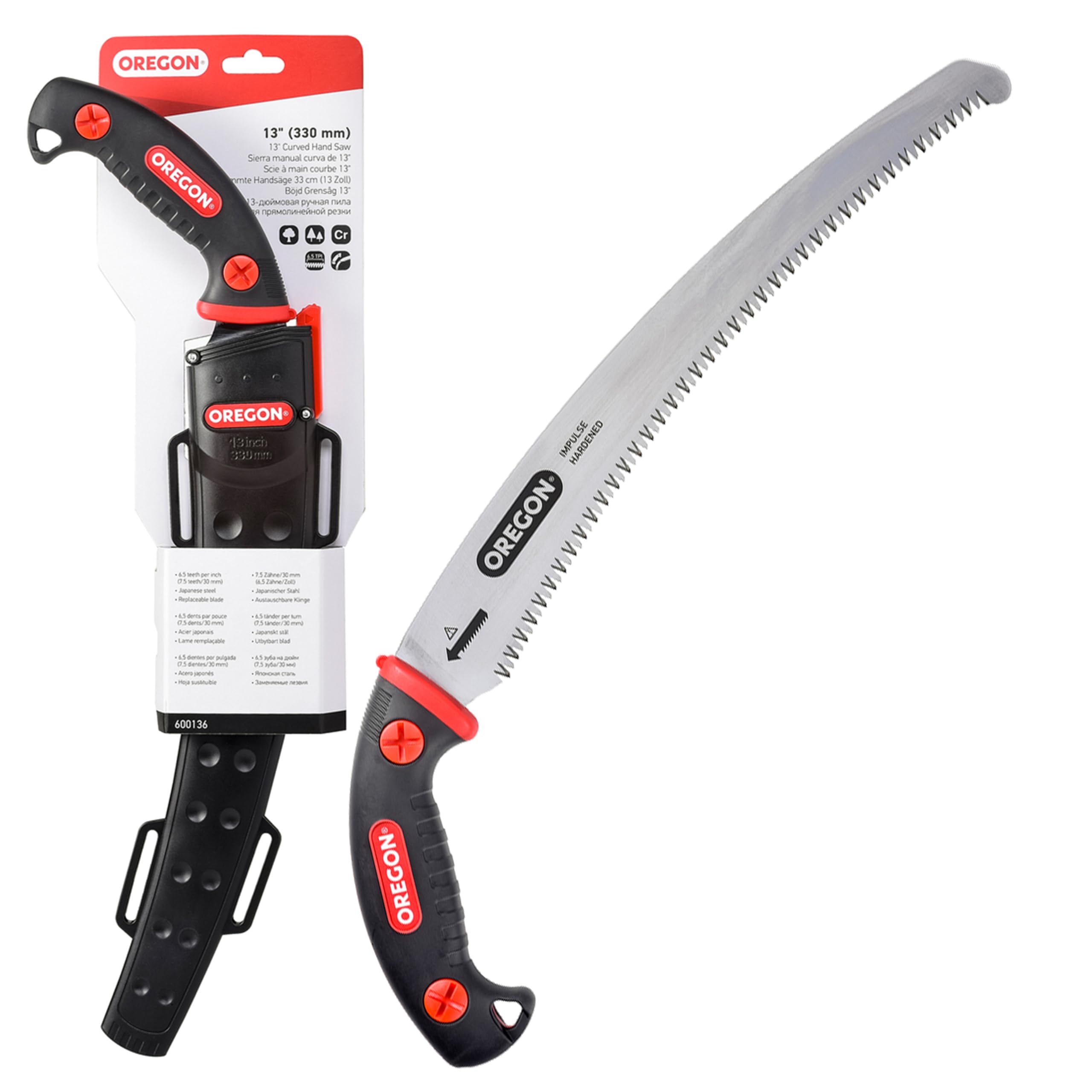 Oregon 13-Inch Curved Blade Japanese Steel Arborist Hand Saw