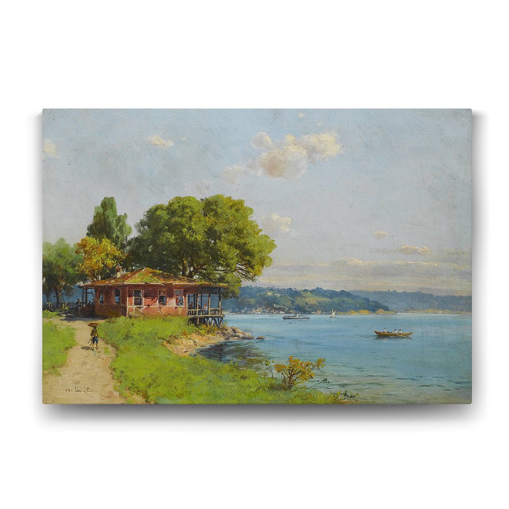 Hoca Ali Rıza - İstanbul Tablosu - 60x40cm