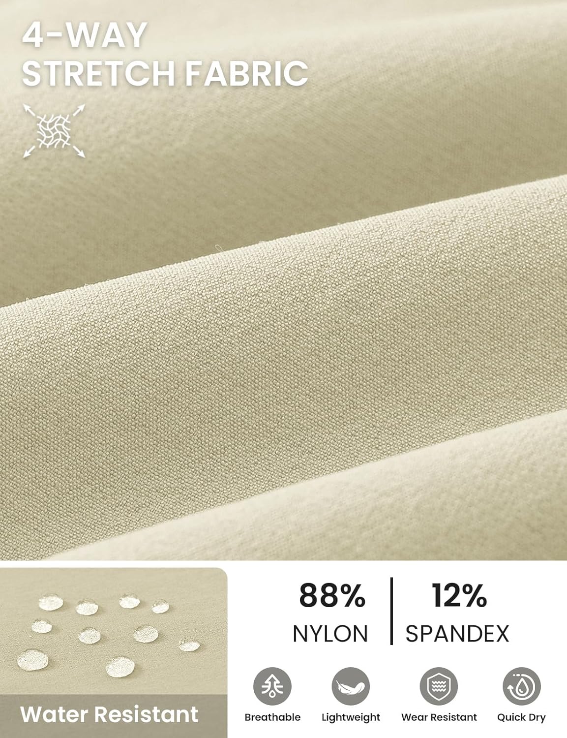 TBMPOY Men's Golf Shorts 7" Stretch Dress Casual Elastic Waist Short Quick Dry Lightweight Hiking Shorts with 4 Pockets - Image 6