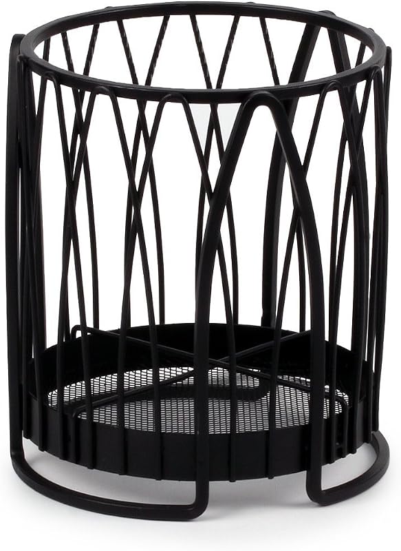 Soporte para utensilios redondo Diversified Twist, negro