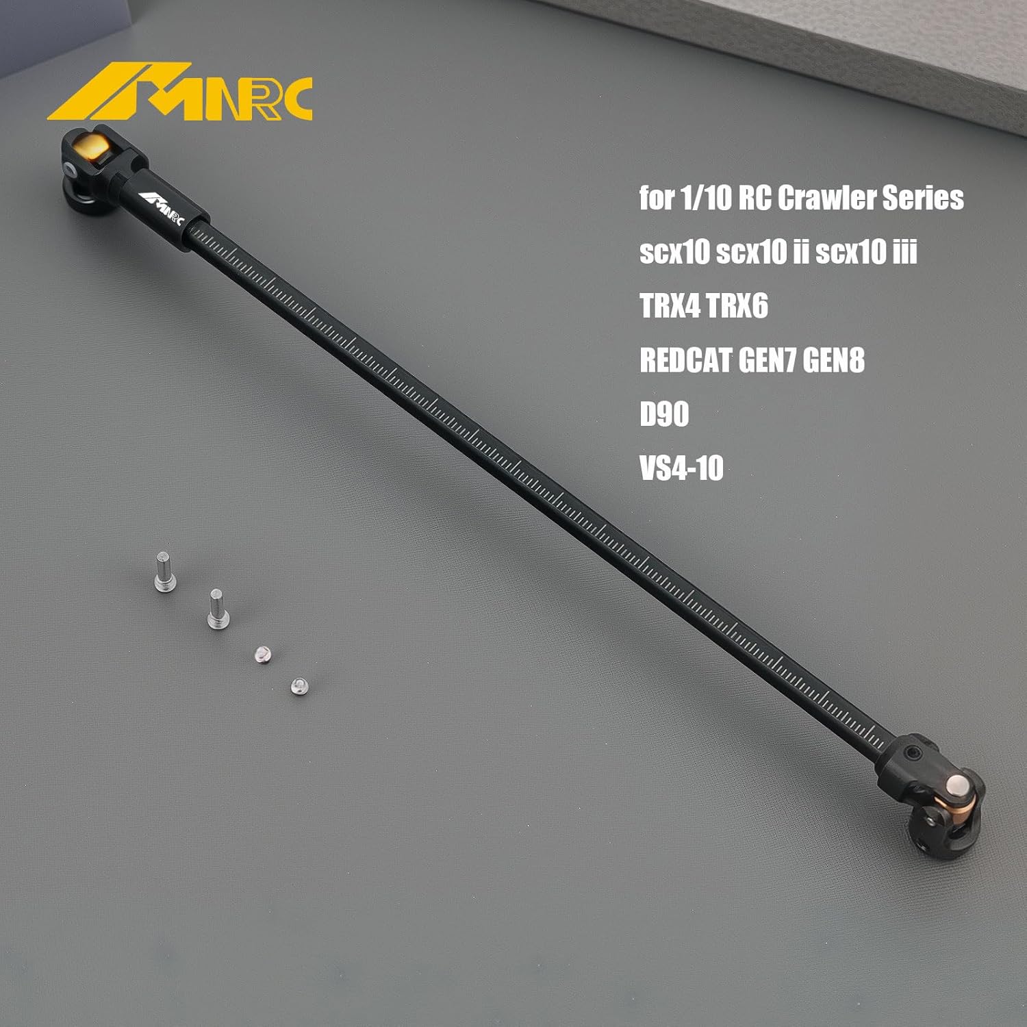 2PCS Cut to Length Driveshaft & Body Clips for 1/10 Redcat Gen7 Gen8 Center Drive Shaft Axial SCX10 II III 90046 AXI03007 TRX4 TRX6 D90 VS4-10 MST CFX RC Crawler Series
