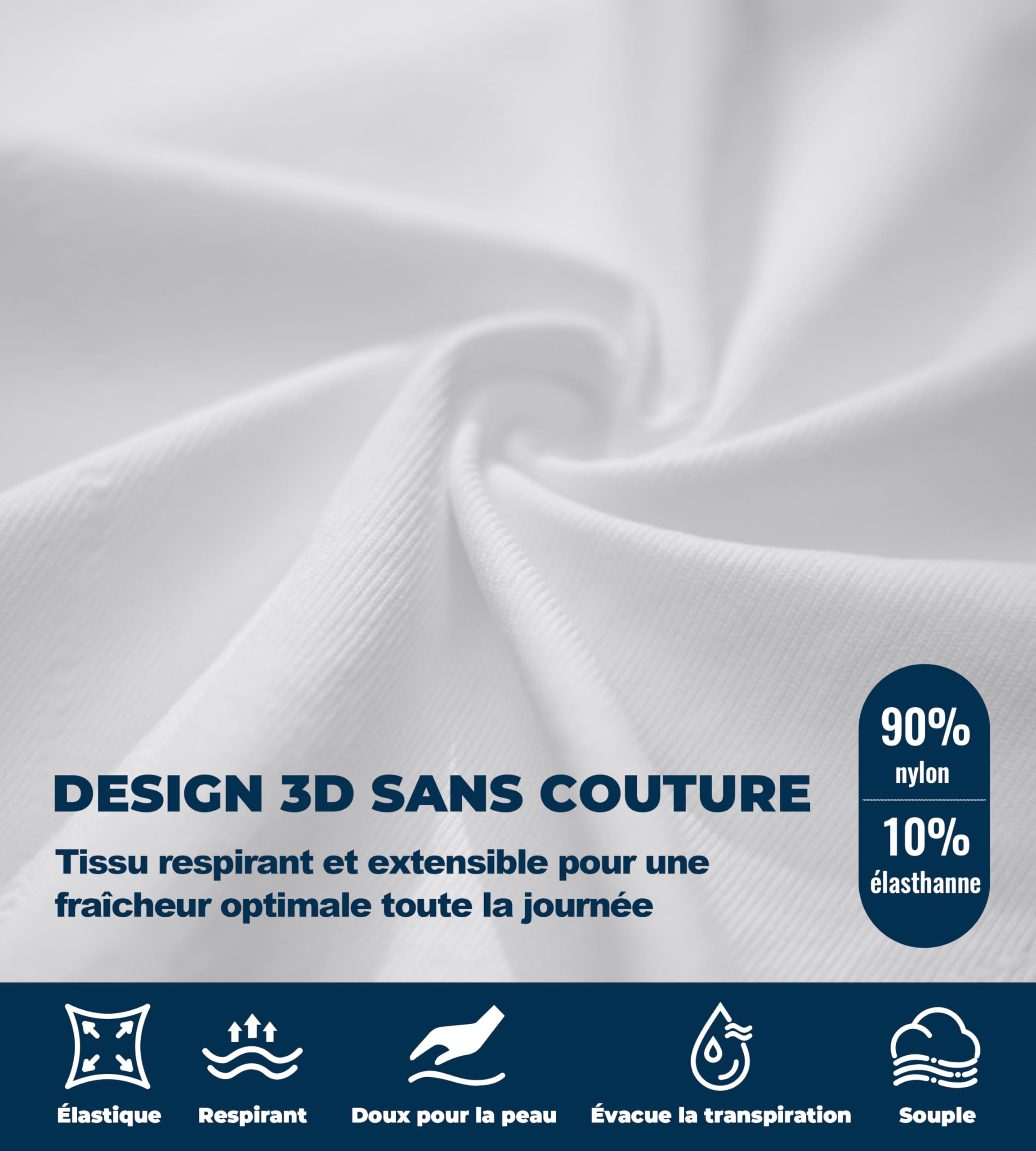 Maillot de compression pour homme - Débardeur amincissant sans couture pour gynécomastie - Contrôle du ventre