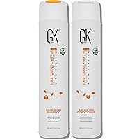 GK HAIR Global Keratin Balancing Shampoo & Conditioner 300ml per Capelli Colorati