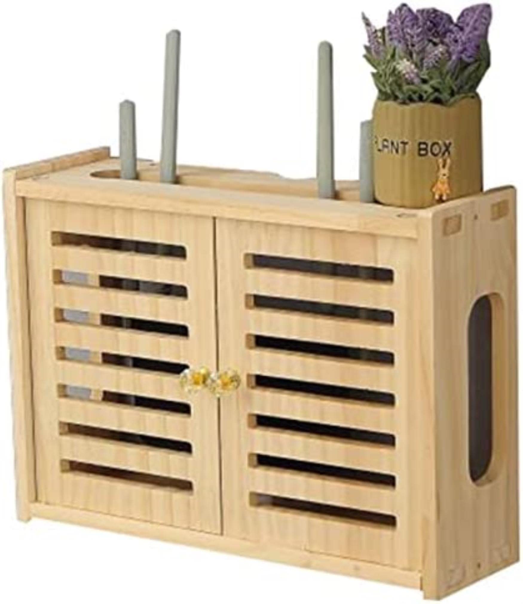 Boîte de stockage de routeur pour cacher les fils au mur
