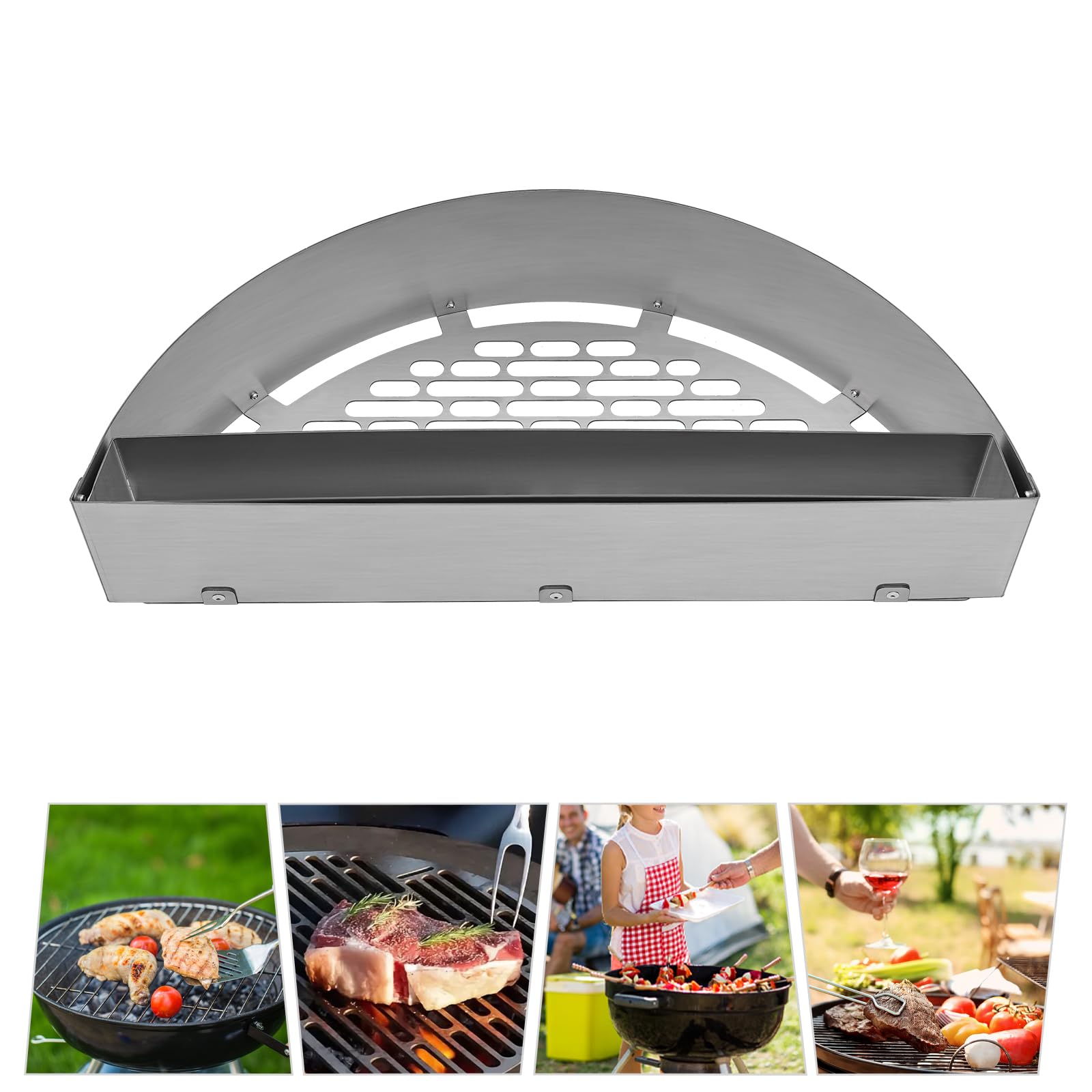 GARDENSTAR Barbecue charbon de bois en acier rond kettle pas cher