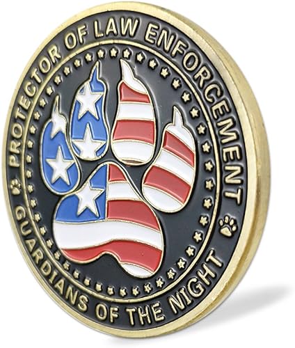 Miniatura 5 de K9 Perro Policía Desafío Moneda Canina Policía Decoración