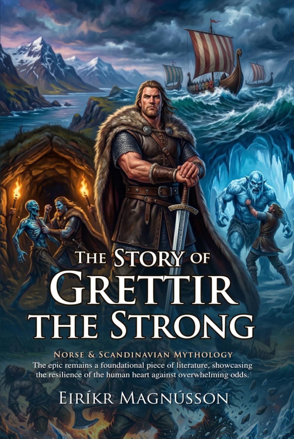 The Story of Grettir the Strong: A Classic Norse Saga of Heroism and Ancient Curses: Medieval Warrior Adventures - Fully Illustrated Edition with Author Biography