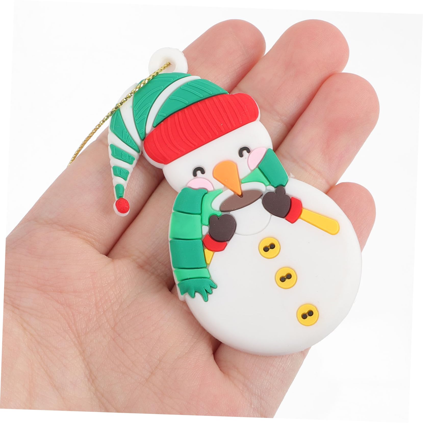 PRETYZOOM 5 Juegos De Adornos para Árbol De Navidad Muñecos De Nieve Adornos Decorativos para Colgar 6 Unidades X 5