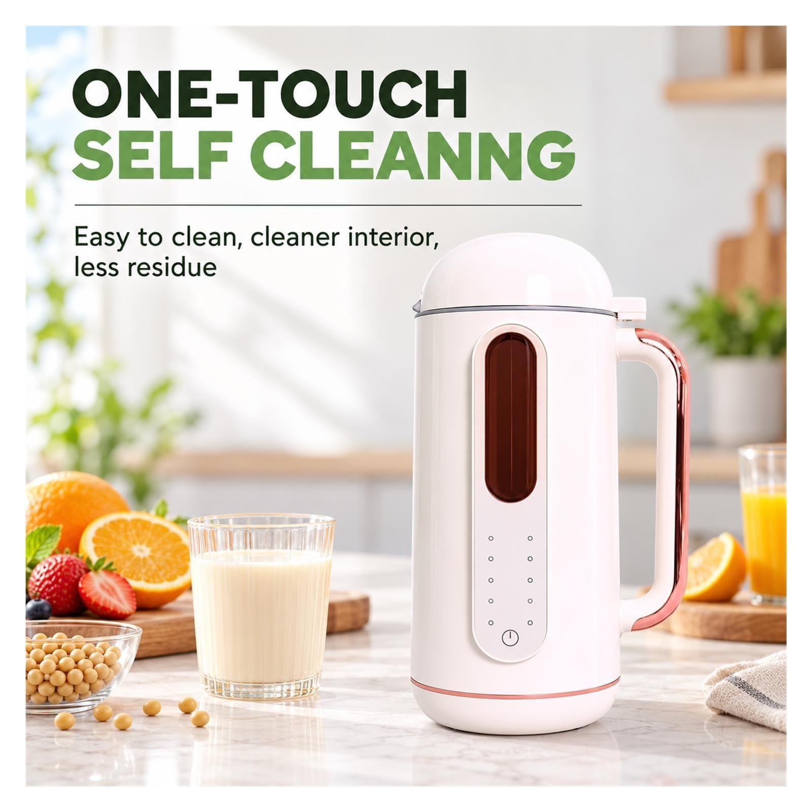 Mélangeur chaud et froid de 900 ml, machine à lait végétal, machine
